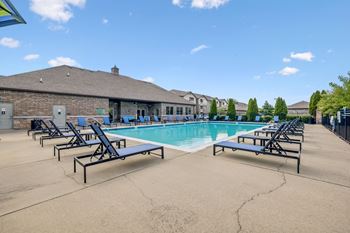 Outdoor saltwater pool